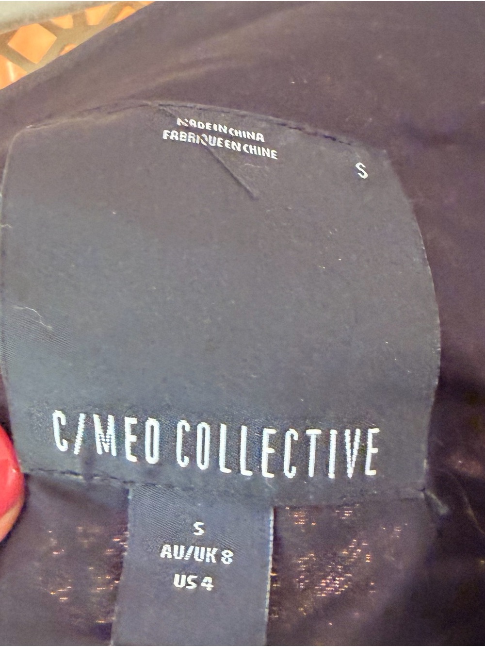 C/MEO Collective Black one shoulder cropped shirt! EUC! Small - Picture 3 of 4